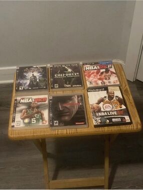 Assorted Men's Video Game Collection - Black & White Covers